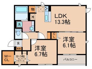 D-room三条大橋の物件間取画像